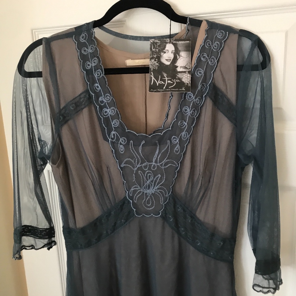 Nataya Dress Azure blue